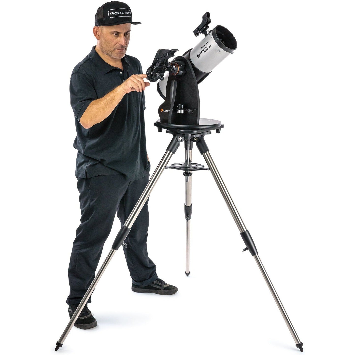 StarSense Explorer 114mm Smartphone App-Enabled Tabletop Dobsonian Telescope