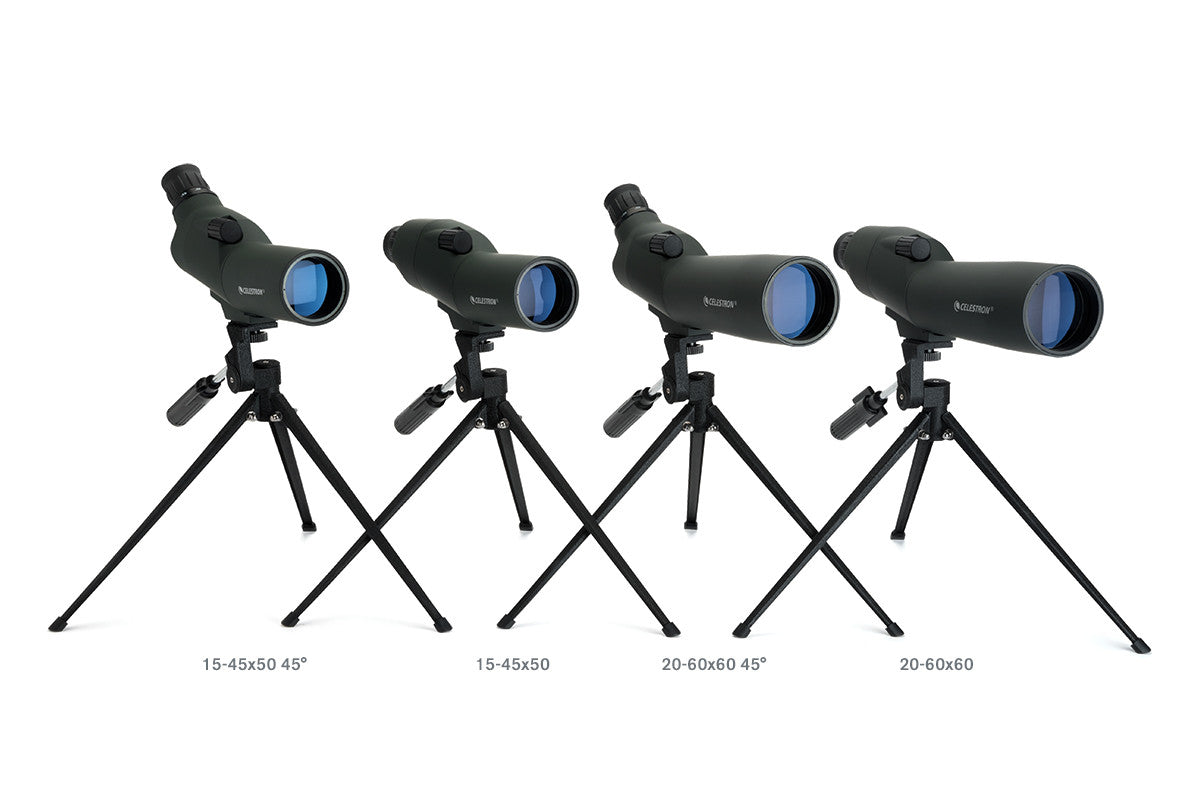 UpClose 20-60x60mm Angled Zoom Spotting Scope