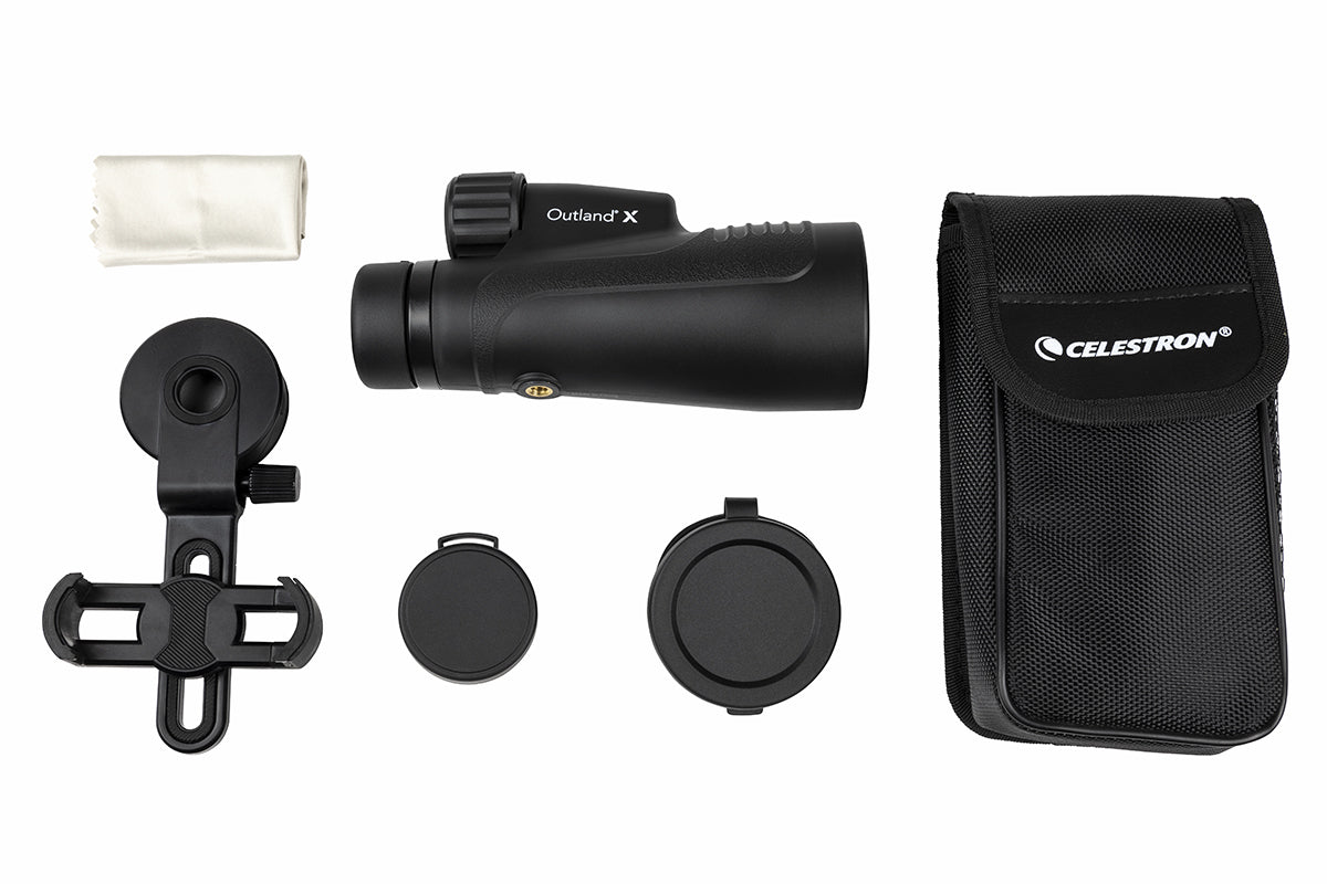 Outland X 10x50mm Monocular with Smartphone Adapter