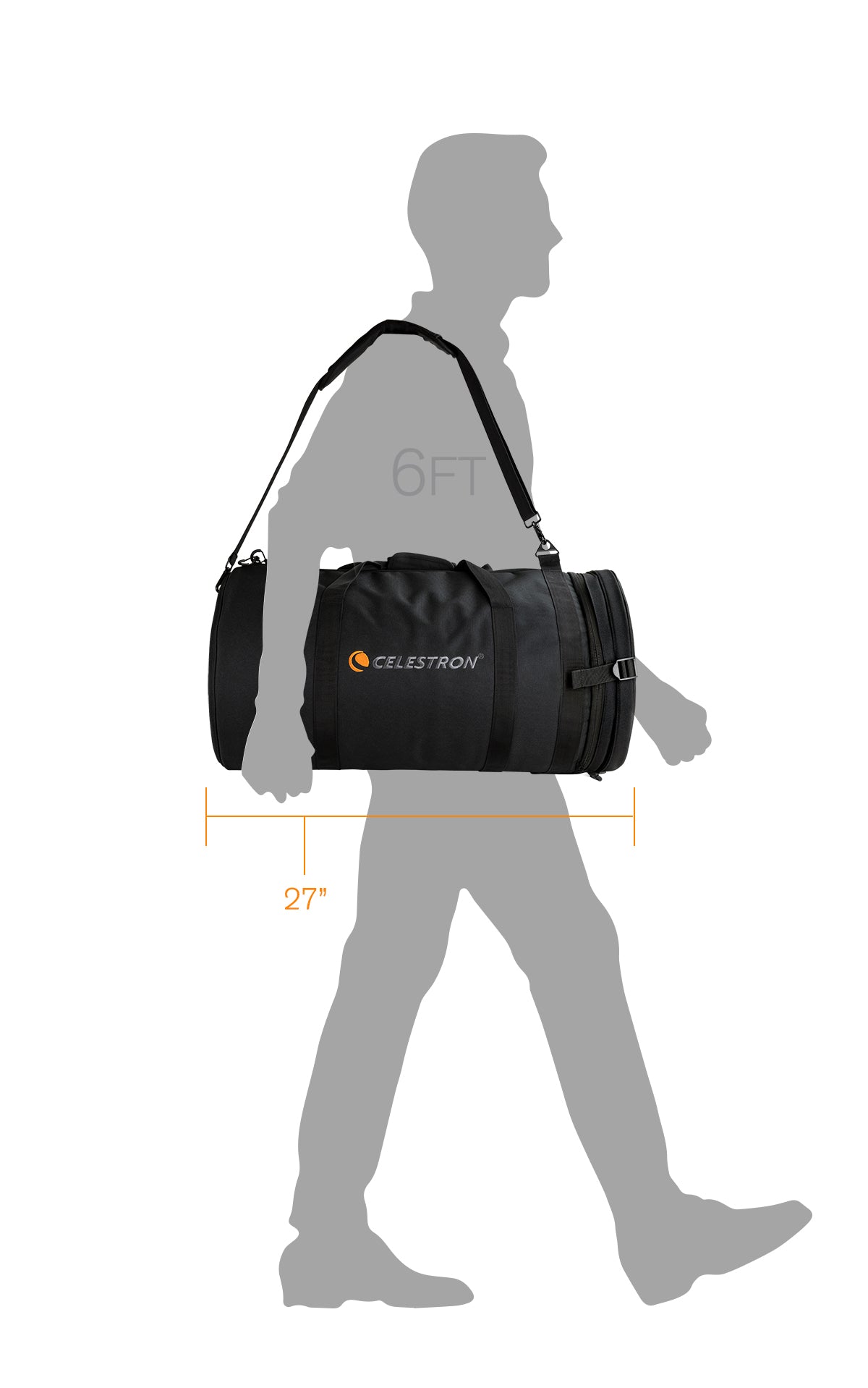 Padded Telescope Bag for 11" Optical Tubes