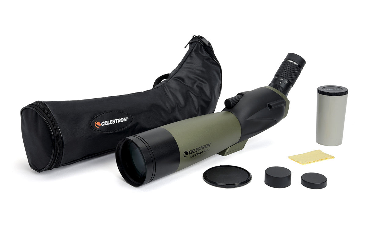 Ultima 20-60x80mm Angled Zoom Spotting Scope