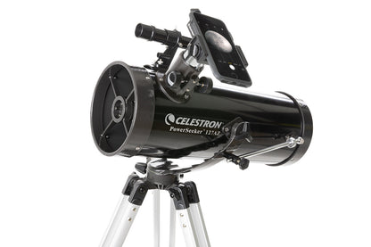 PowerSeeker 127AZ with Phone Adapter and Moon Filter