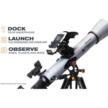 StarSense Explorer LT 70AZ Smartphone App-Enabled Refractor Telescope