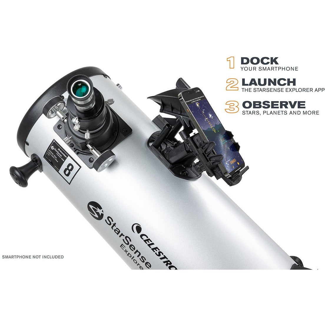 StarSense Explorer 8" Smartphone App-Enabled Dobsonian Telescope