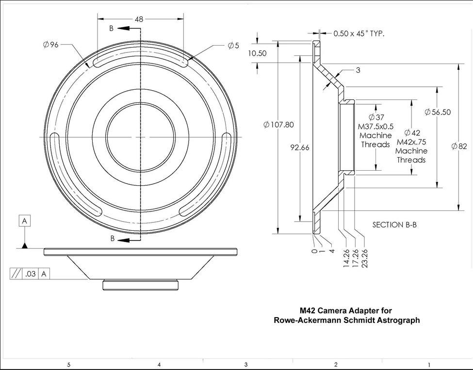 CGX 11" Rowe-Ackermann Schmidt Astrograph (RASA) Equatorial Telescope