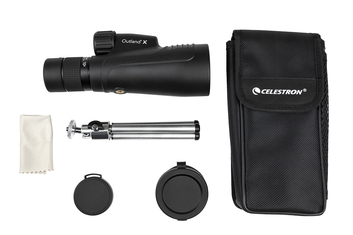 Outland X 10-30x50mm Zoom Monocular with Tripod – Celestron Global