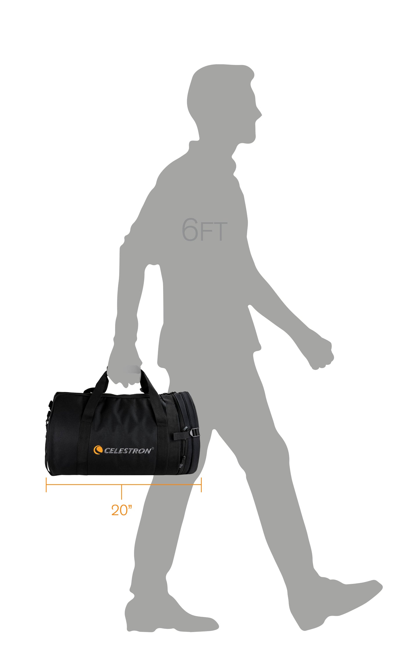 Padded Telescope Bag for 8" Optical Tubes